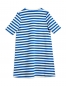 Preview: MINI RODINI Kleid Rib Stripe - blau